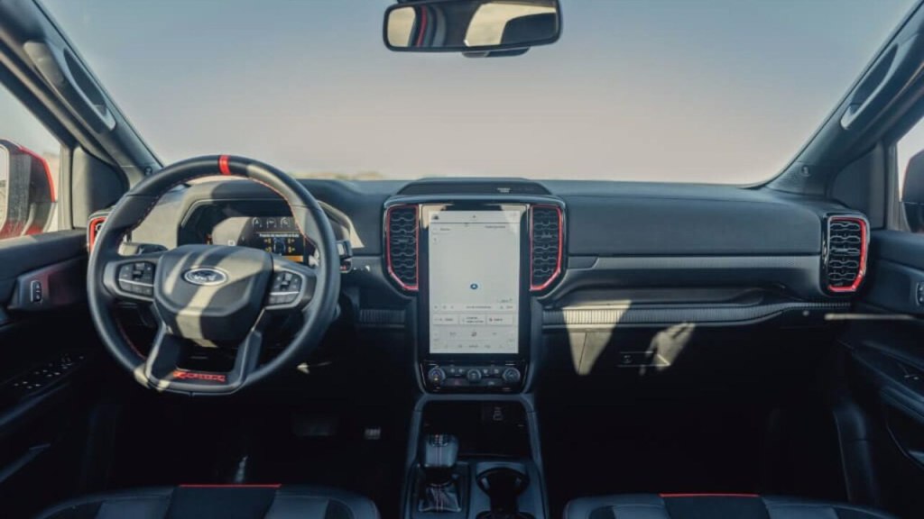 ranger raptor 2024: cores, interior e design