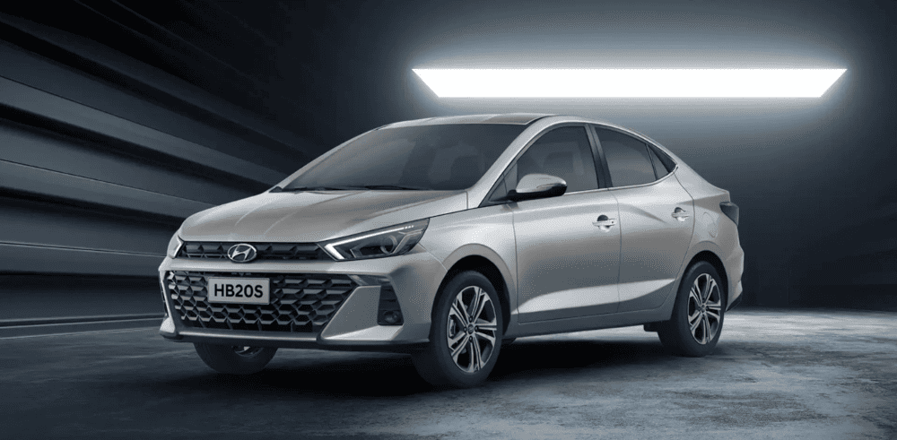 hb20 em um cenario preto